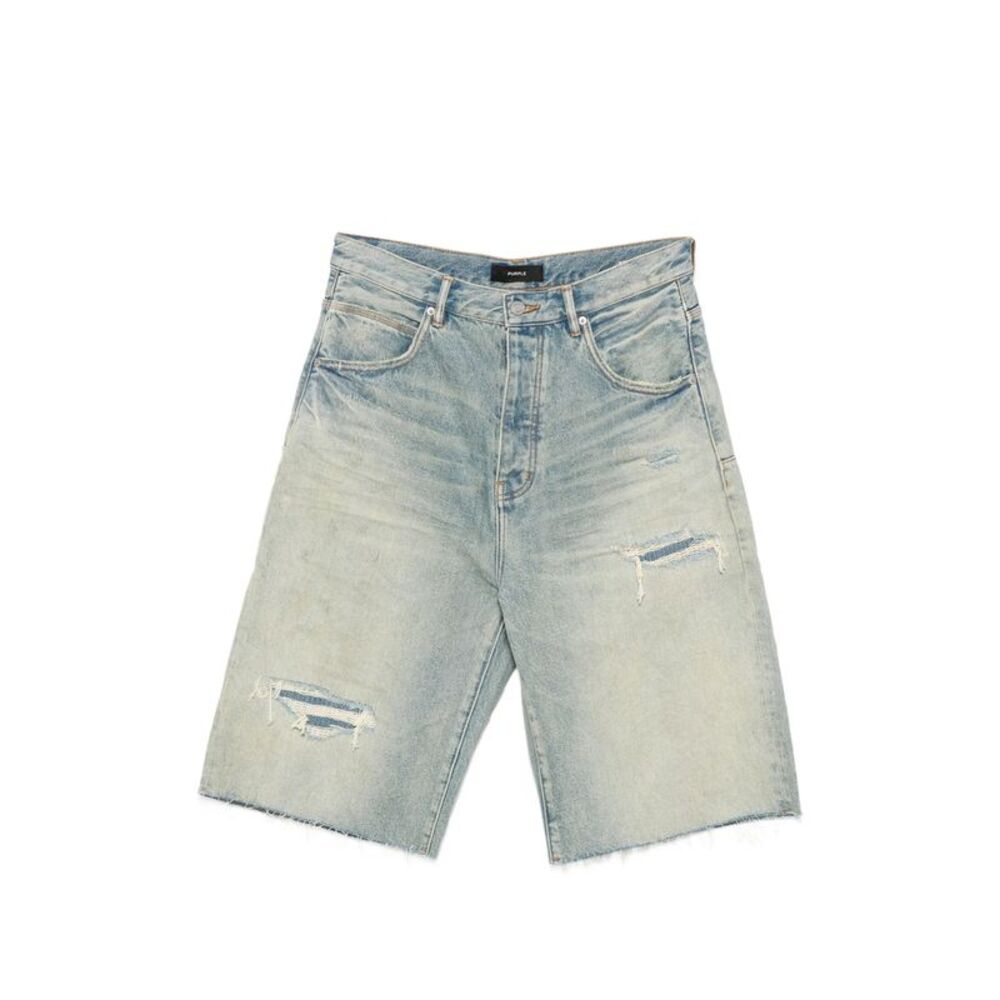 Purple Brand Blue Shorts - Denim Shorts Men